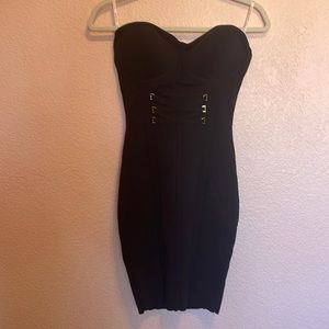Guess Black Corset Dress